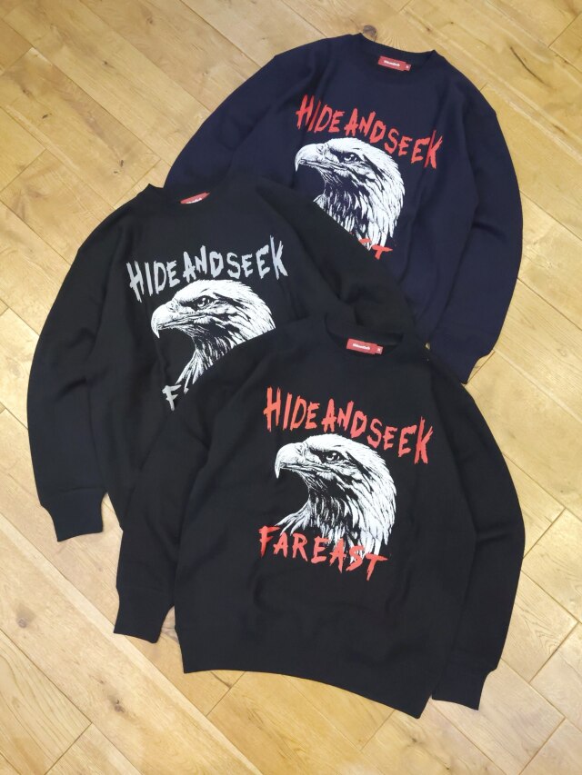 Hide and Seek　「Eagle Sweat Shirt（26AW）」　クルーネックスウェット