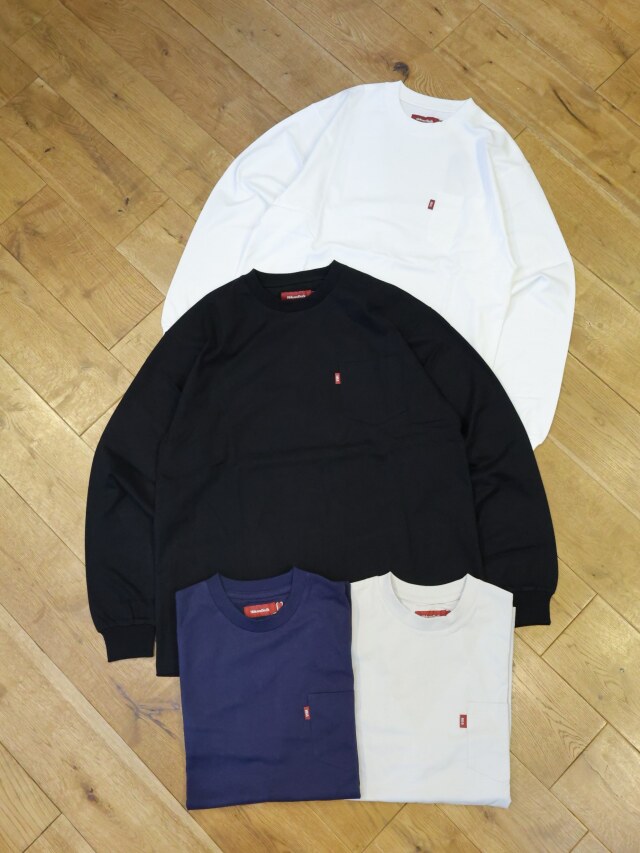 Hide and Seek　「Pocket L/S Tee」　ルーズフィット ロングスリーブポケットティーシャツ
