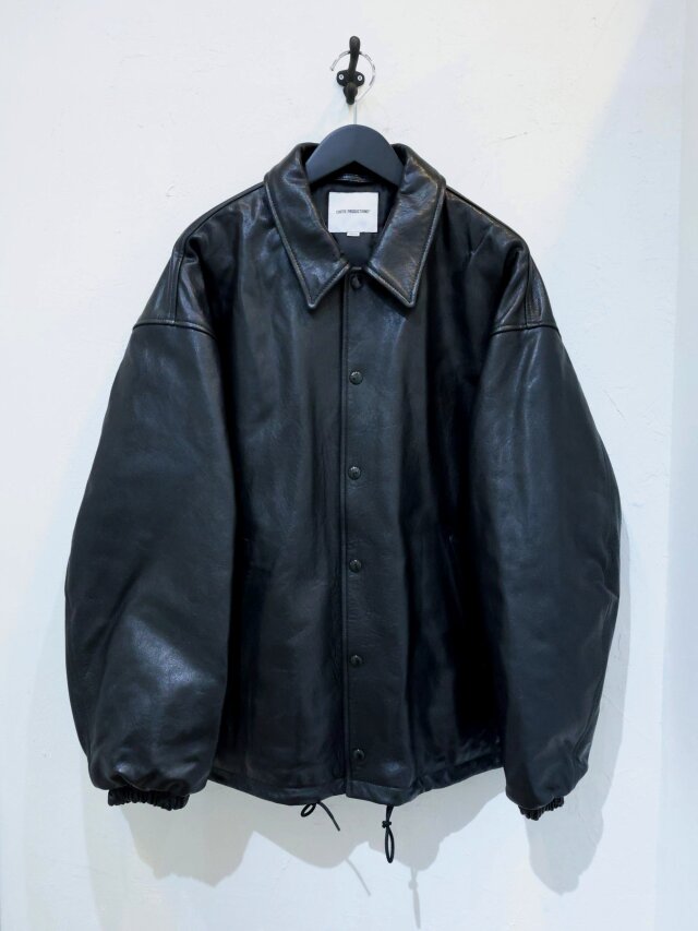 COOTIE　　「Sheepskin Coach Jacket」　シープレザー コーチジャケット
