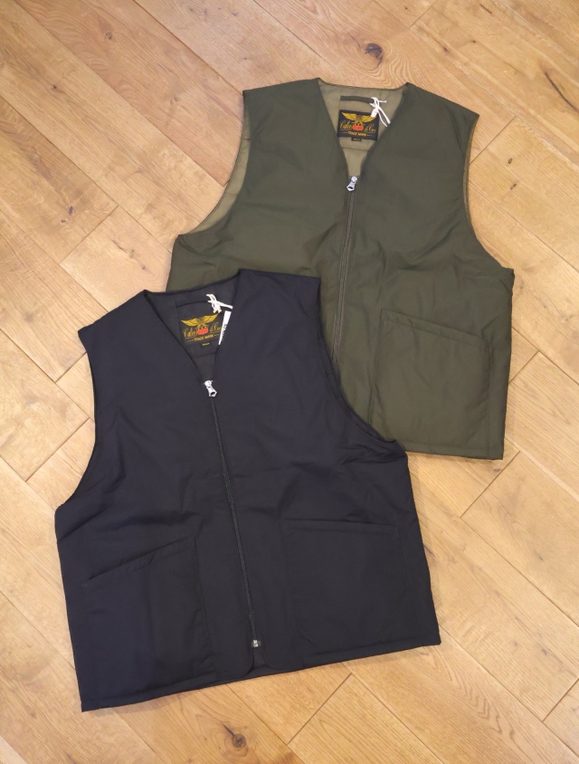 CALEE 　　「TASLAN NYLON PADDED WAIST COAT」    パデッドベスト