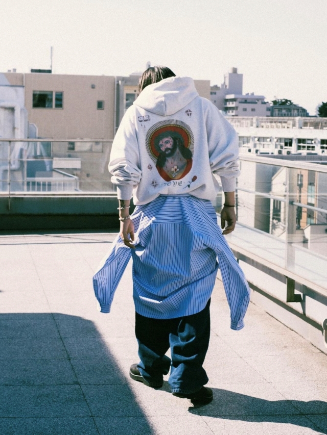 COOTIE 「Open End Yarn Sweat Hoodie (JESUS)」 スウェット フーディー