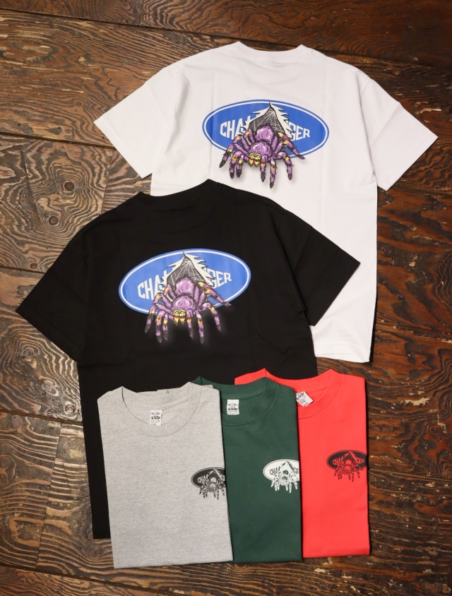 CHALLENGER LOGO SPIDER TEE 長瀬