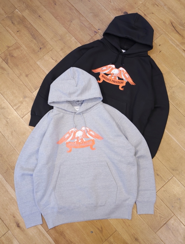 MASSES　  「SWEAT HOODED FREEDOM WASH」   プルオーバーフーディー