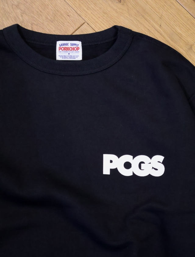 PORKCHOP GARAGE SUPPLY 「SQUARE SWEAT」 クルーネックスウェット