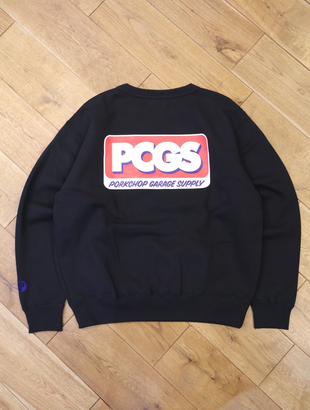 PORKCHOP GARAGE SUPPLY 「SQUARE SWEAT」 クルーネックスウェット