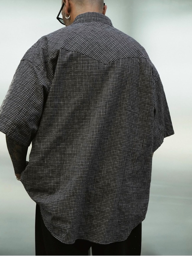 COOTIE 「Dobby Gingham Check S/S Western Shirt」 ドビーギンガム