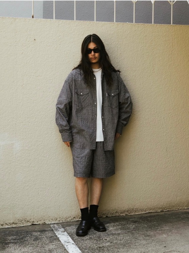 kj 着 COOTIE Dobby Check EasyPants COOTIE 「Dobby Gingham Check Easy Shorts」 ドビーギンガムチェック