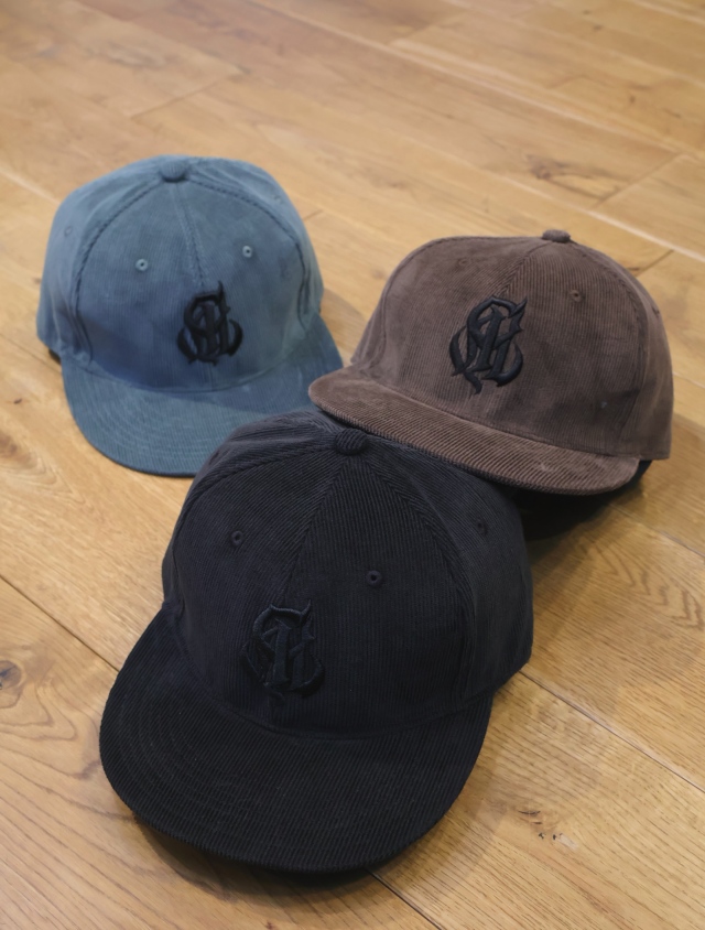 CALEE 　　「CAL NT LOGO CORDUROY BB CAP」　　コーデュロイスナップバックキャップ