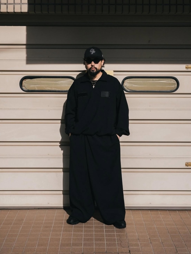 COOTIE 「Leno Cloth Wrap Wide Easy Trousers」 ラップワイドイージー 
