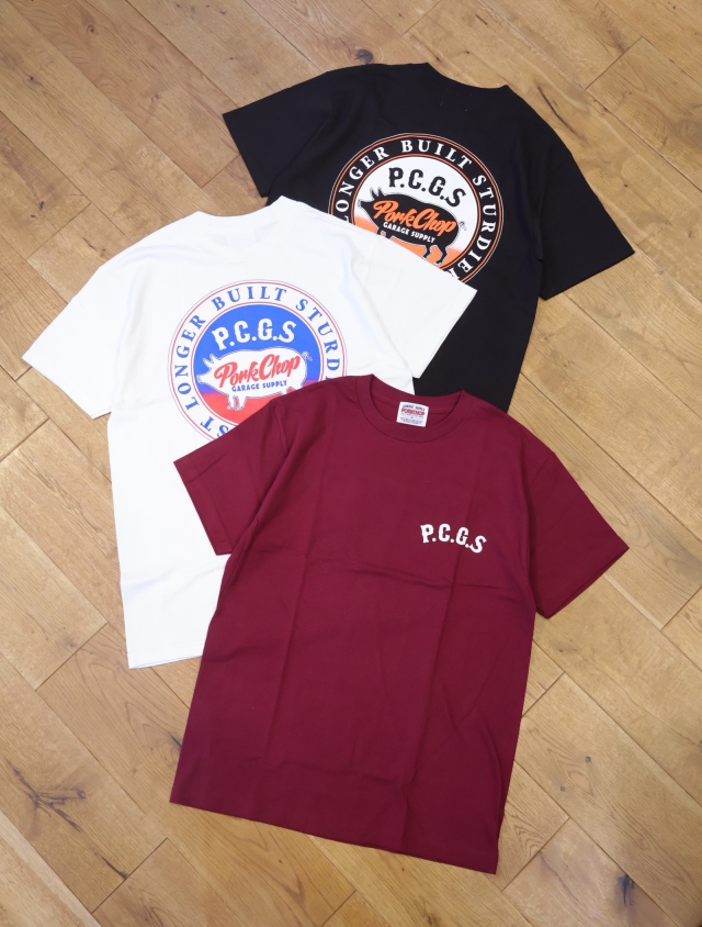 【 6月29日 発売！】PORKCHOP GARAGE SUPPLY　「CIRCLE PORK TEE」  　プリントティーシャツ