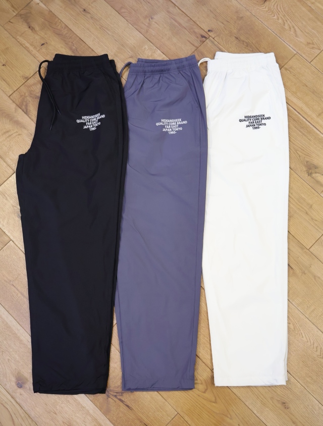 Hide and Seek　「Nylon Track Pant（26SS）」　トラックパンツ