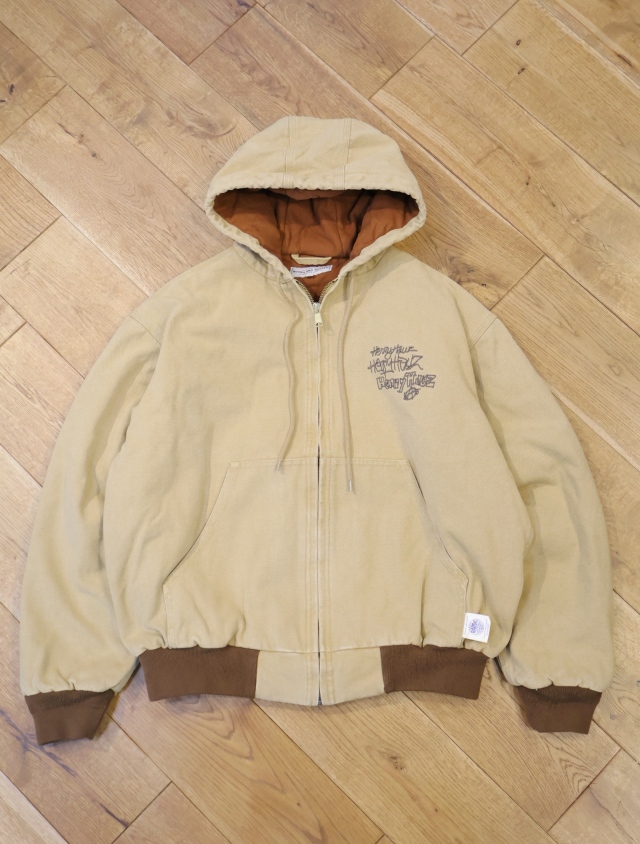 HENRY HAUZ 「FUN JACKET」 フェード加工 パデッド ジップアップ