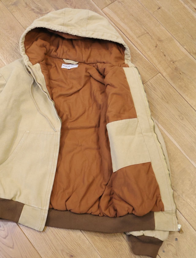 HENRY HAUZ 「FUN JACKET」 フェード加工 パデッド ジップアップ