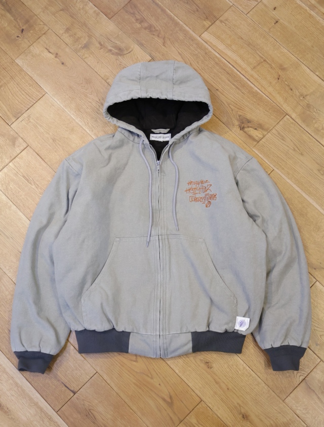 HENRY HAUZ 「FUN JACKET」 フェード加工 パデッド ジップアップ