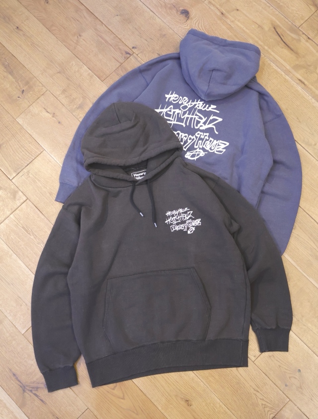 HENRY HAUZ 　「FUN HOODIE」　フェード加工 プルオーバーフーディー
