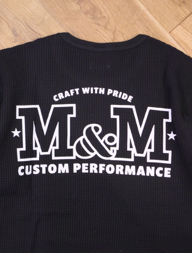 M&M custom performance ワッフルシャツ
