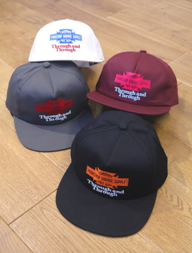 【9月14日 発売！】PORKCHOP GARAGE SUPPLY　「Through and Through CAP」 　5パネル トラッカーキャップ