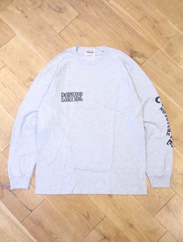 PORKCHOP GARAGE SUPPLY 「WAVE LOGO L/S TEE」 ロングスリーブ