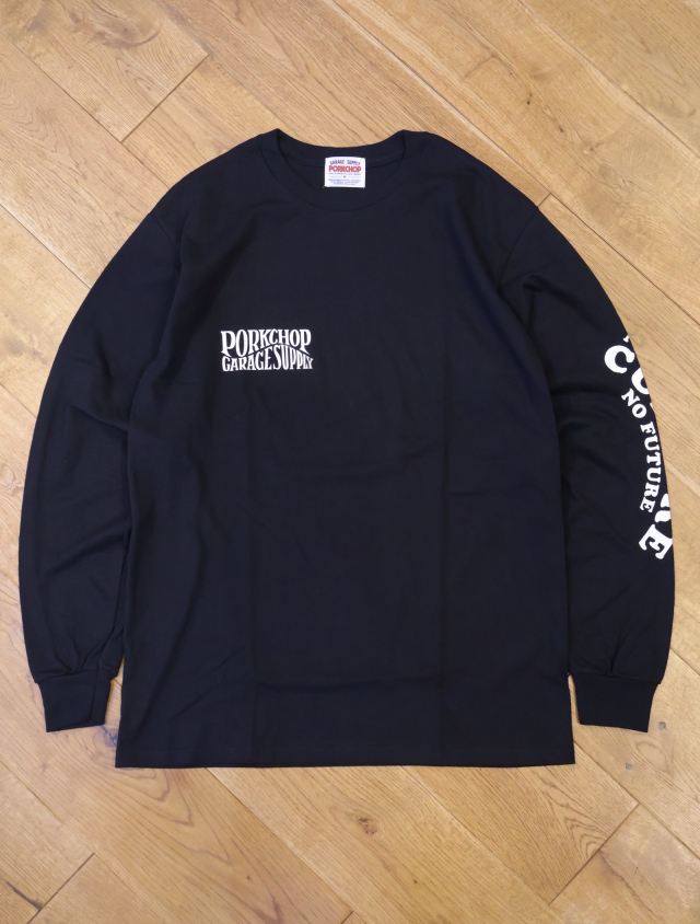 PORKCHOP GARAGE SUPPLY 「WAVE LOGO L/S TEE」 ロングスリーブ