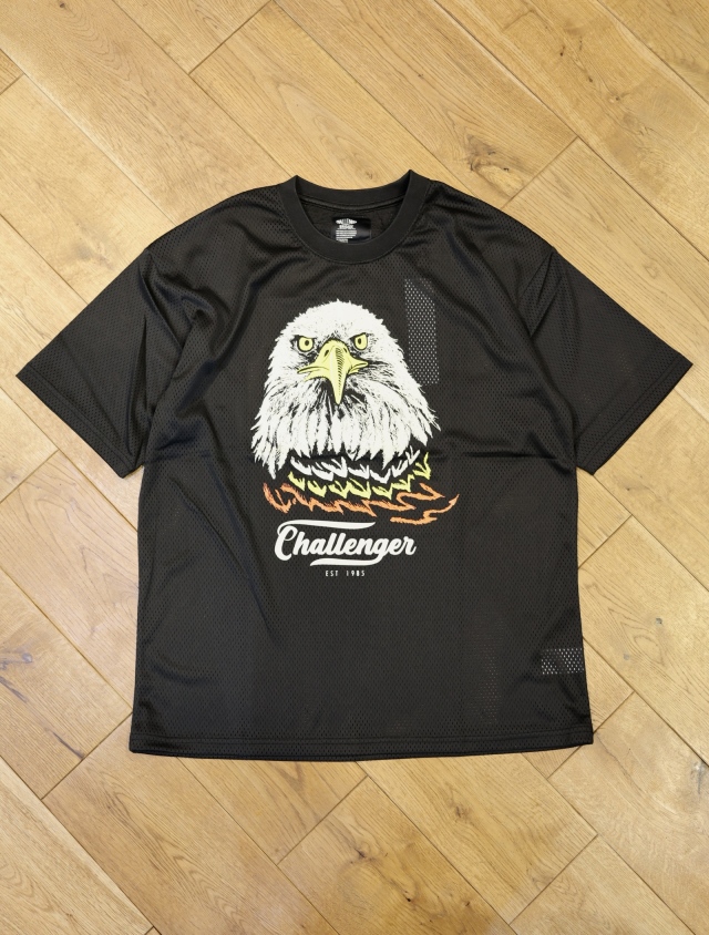CHALLENGER　「EAGLE DRY MESH TEE」　メッシュティーシャツ