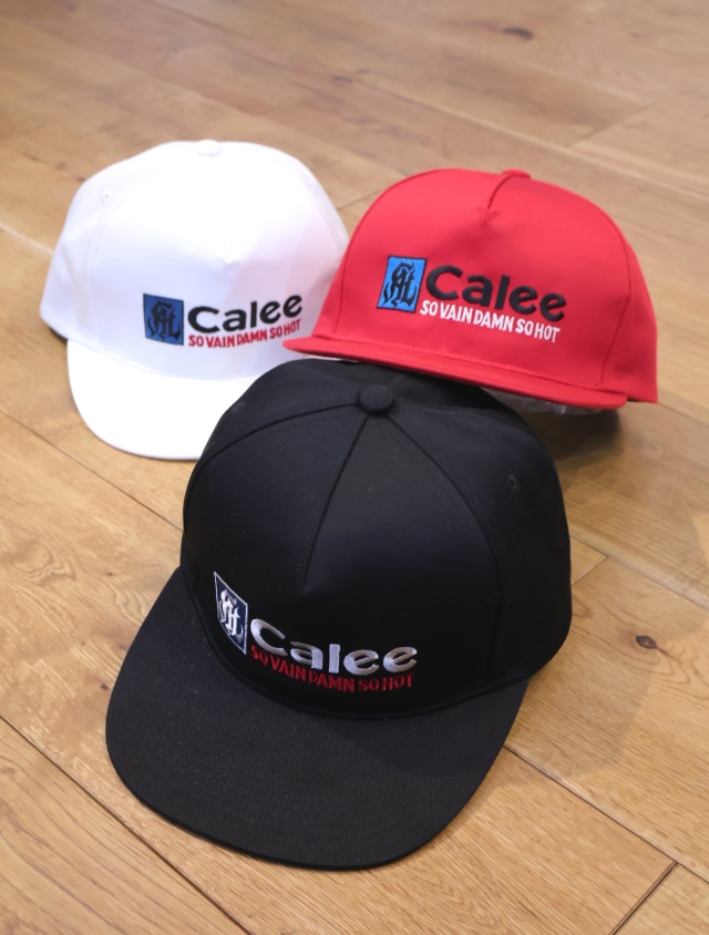 CALEE 　　「CAL NT LOGO TWILL CAP ＜NATURALLY PAINT DESIGN＞ 」　　スナップバック キャップ