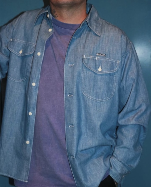 RADIALL コットンシャツ RADIALL 「CIVIC - B.D COLLARED SHIRT L/S 」 ワイドシルエット