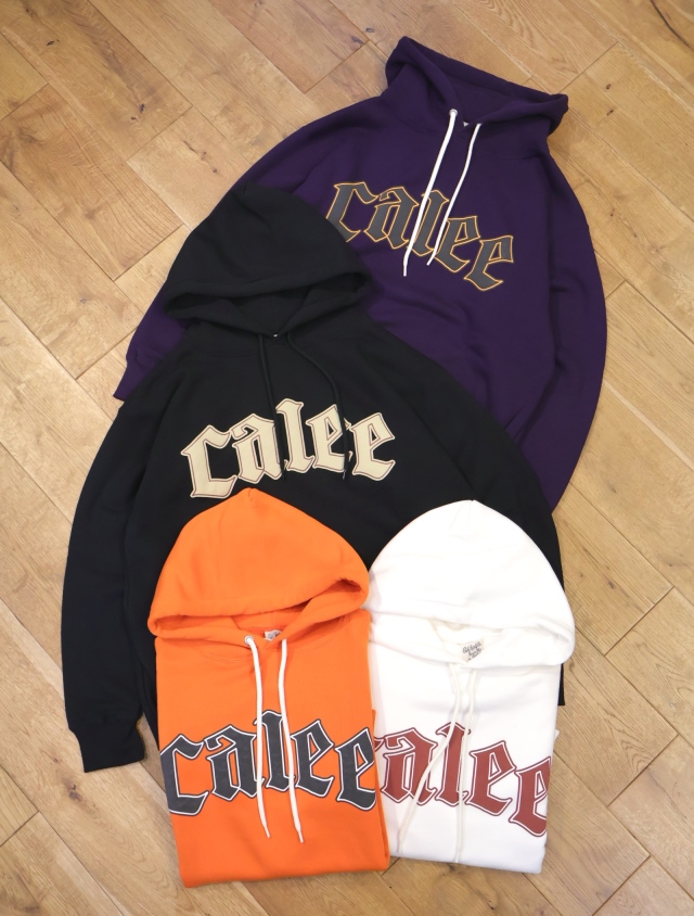 CALEE　　「CALEE LOGO PULLOVER HD ＜NATURALLY PAINT DESIGN＞」　　スウェットフーディー
