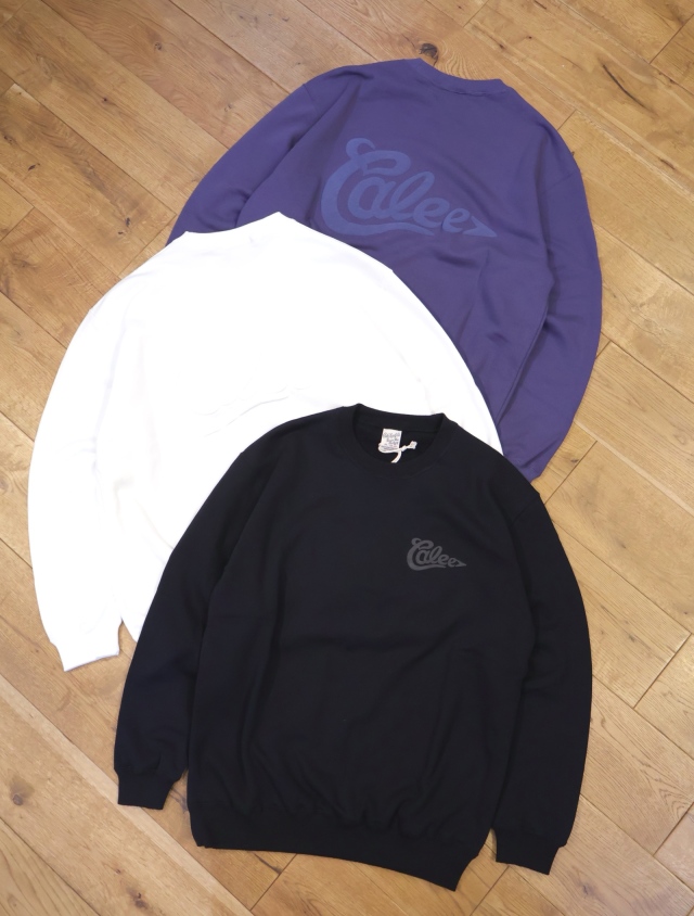 CALEE　　「CALEE FOAMING LOGO CREW NECK SW」　　クルーネックスウェット