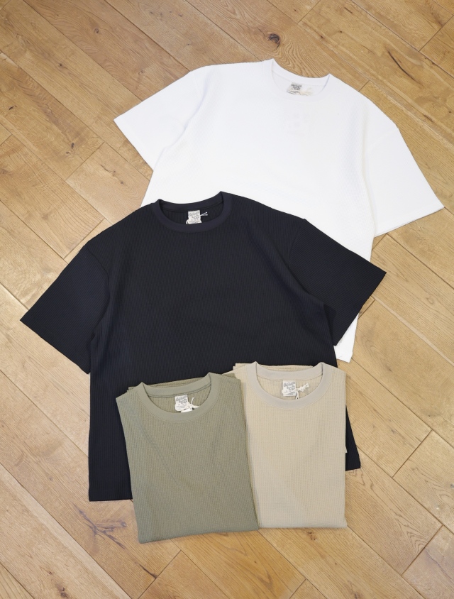 CALEE 　 「WAFFLE THERMAL S/S CS」  ショートスリーブワッフルカットソー