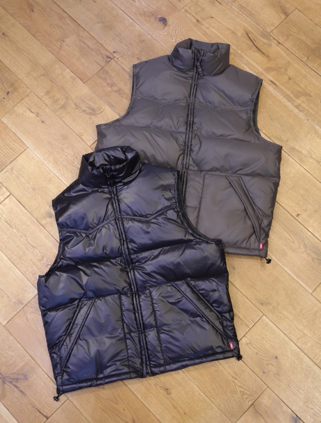Hide and Seek 「Western Down Vest」 ナイロン ダウンベスト