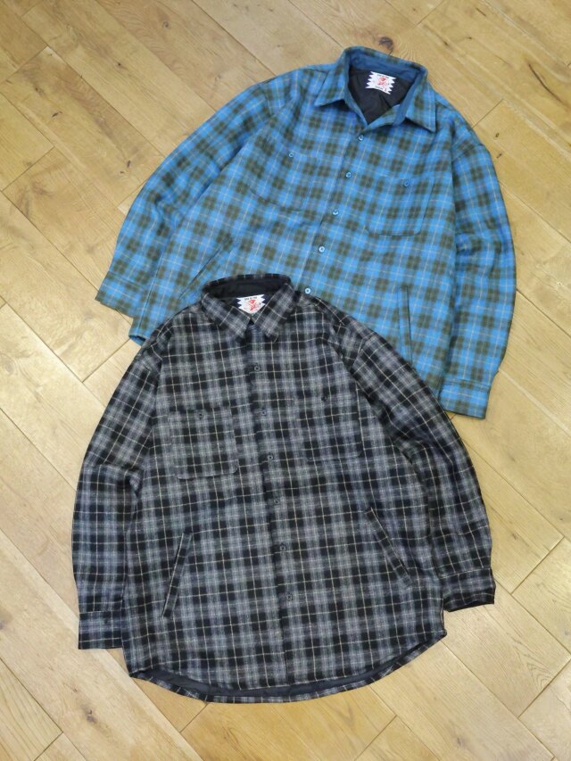SON OF THE CHEESE 　「CPO Quilted Check Jacket」　CPOチェックシャツジャケット