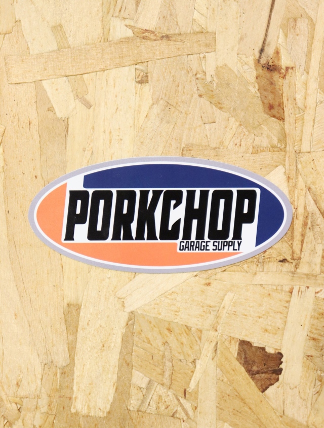 PORKCHOP GARAGE SUPPLY　　　「2nd Oval STICKER 」 　ステッカー