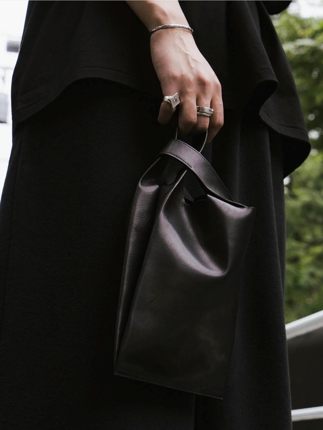 cootie × magical design black レザーケース COOTIE 「Leather C-Store Bag」 レザー ストアバッグ