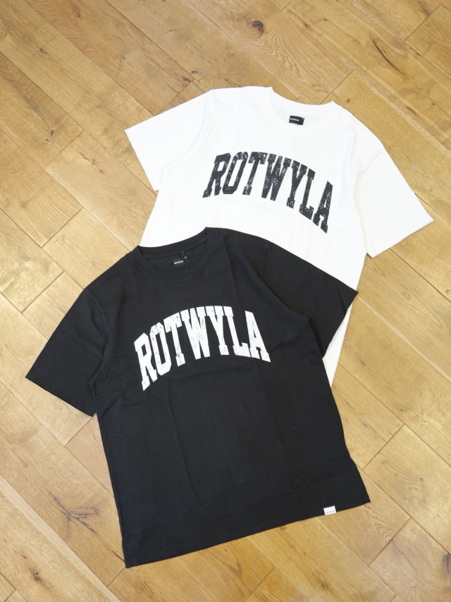 ROTTWEILER 　　「R9 ROTWYLA TEE」 　プリントティーシャツ