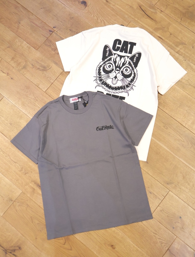 CUT RATE 　「CAT RATE TEE」　プリントティーシャツ