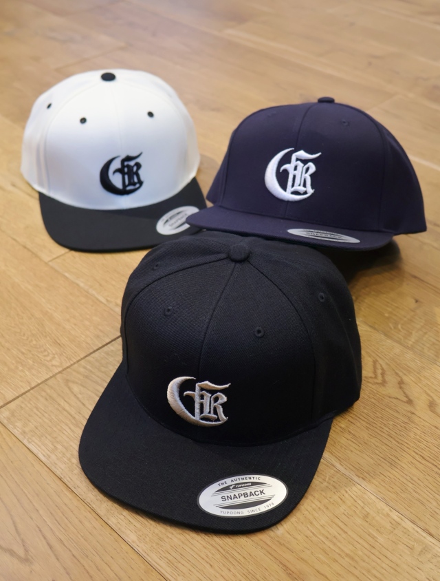 CUT RATE 　「CR LOGO EMBORIDERY B.B CAP」　スナップバックキャップ