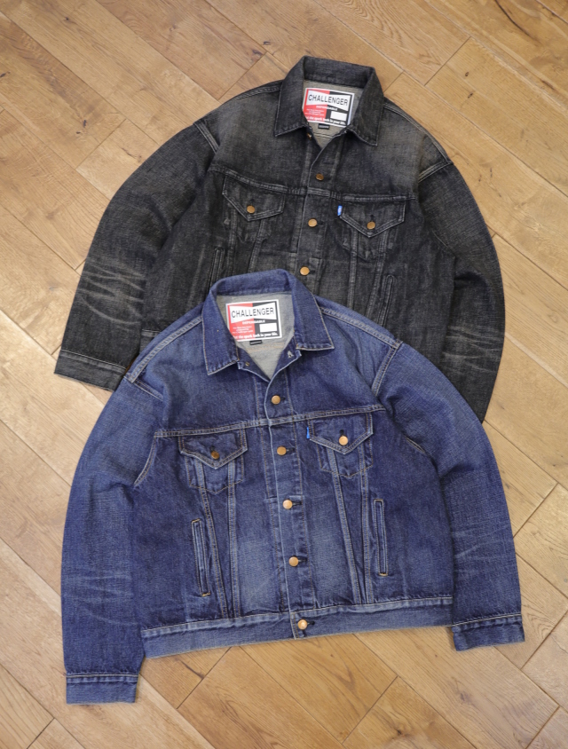 CHALLENGER　「CLASSIC WASHED DENIM JACKET」　ウォッシュ加工 3rdタイプ デニムジャケット