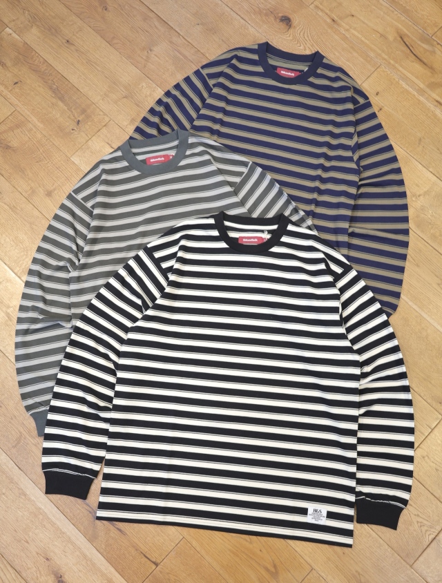 Hide and Seek　「Border L/S Tee（26ss）」　ボーダーロングスリーブティーシャツ