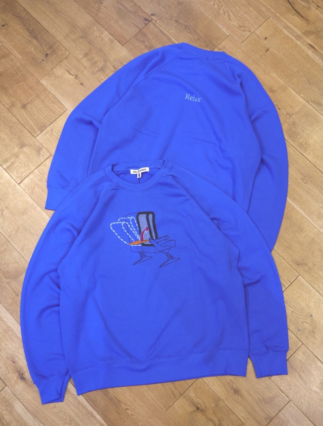 HELLA GREEN 「Relax Raglan Sweat」　クルーネックスウェット
