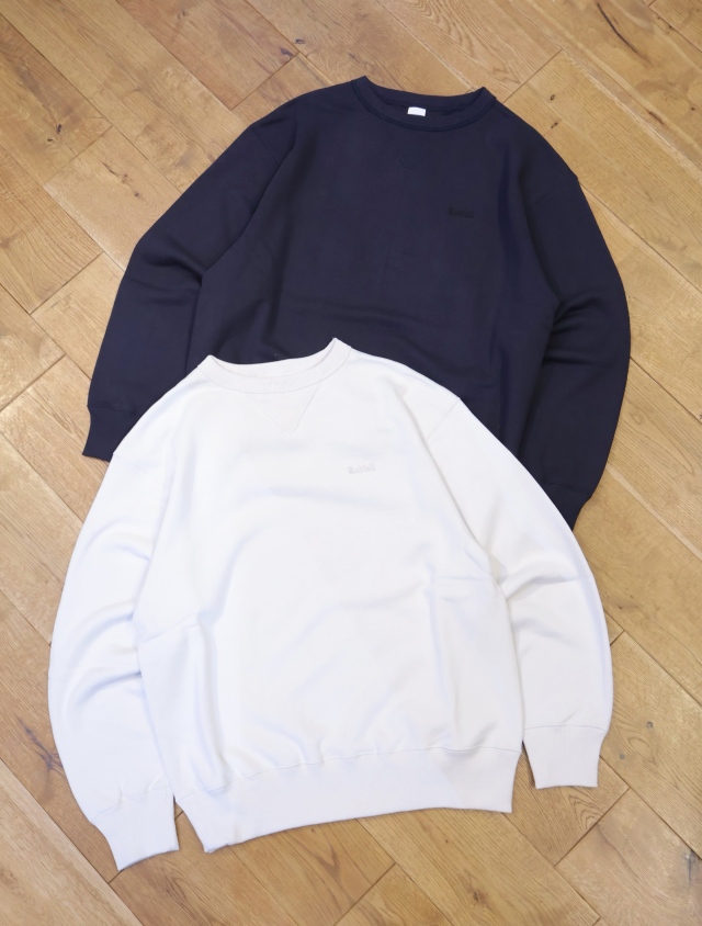 RADIALL 　　「SIDEVALVE - LOOPWHEEL CREW NECK SWEATSHIRT L/S」　 ループウィール クルーネックスウェット