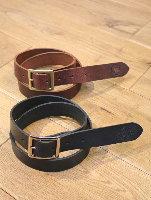 RADIALL 　「RHODES - LEATHER BELT」　　レザーベルト
