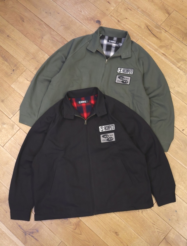 INCOMPLETE TOKYO 「Herringbone drizzler jacket」 ヘリンボーン