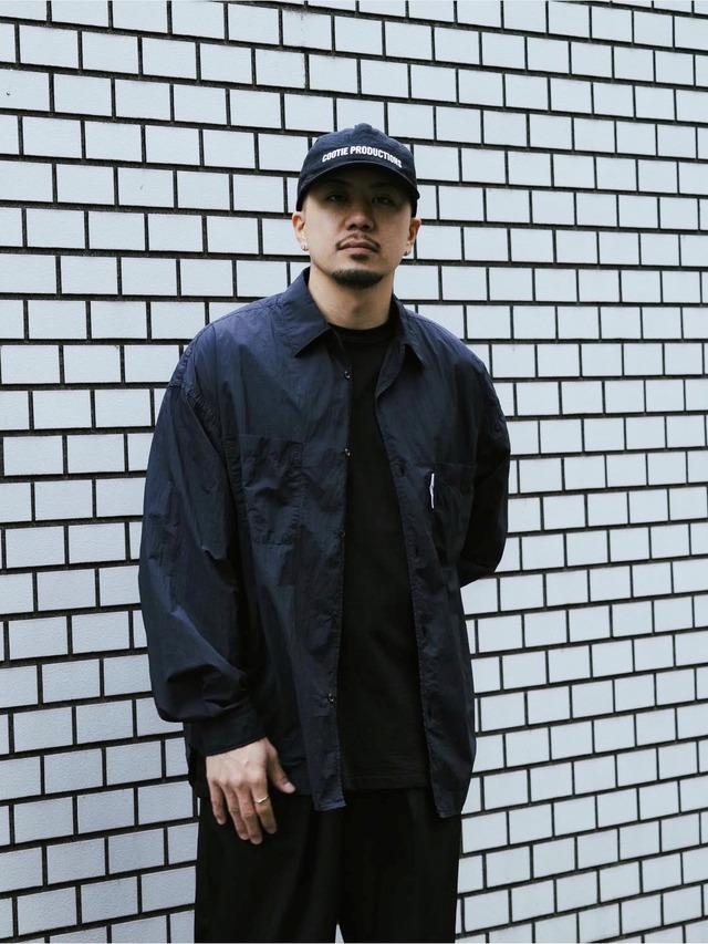 COOTIE 「Garment Dyed Nylon L/S Shirt」 ナイロンシャツ