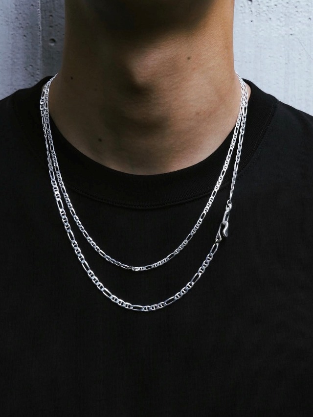ANTIDOTE BUYERS CLUB 「Stud Link Figaro Chain」 SILVER950製