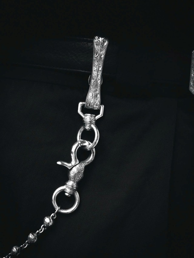 ANTIDOTE BUYERS CLUB 「Engraved Hook Key Ring」 SILVER950製 フック