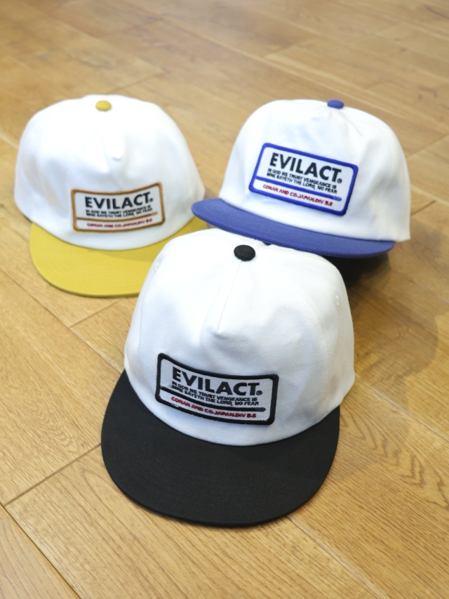 EVILACT 　「WP WORK CAP」　2トーン ワークキャップ