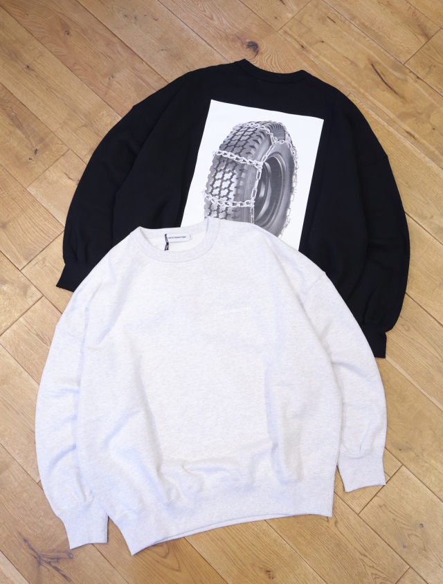 COOTIE　「Print Sweat Crew (Tire with Chains)」　スウェットクルーネック