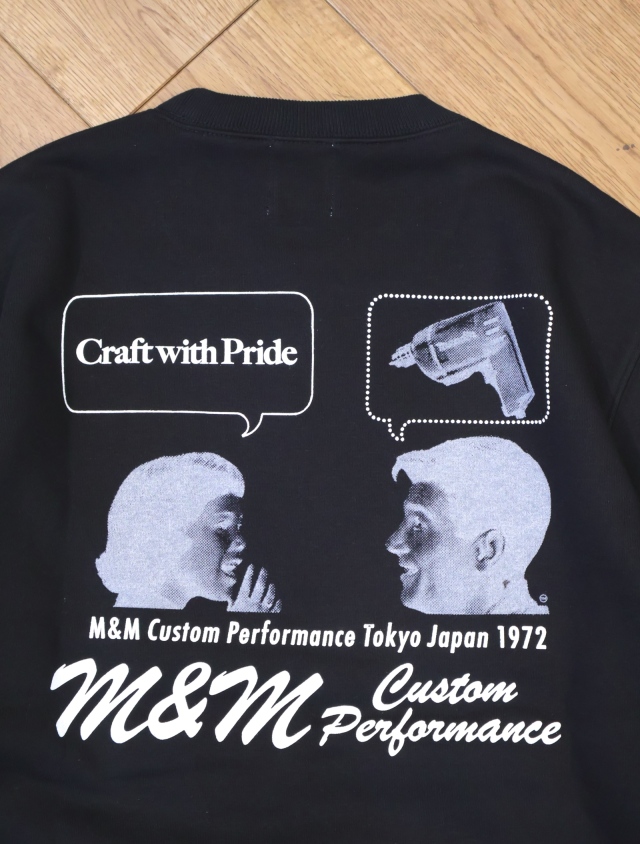 M&M CUSTOM PERFORMANCE 「Add Crewneck sweat」 クルーネックスウェット