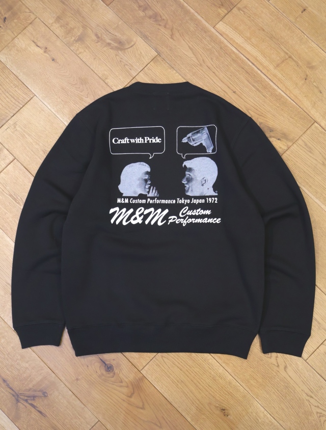M&M CUSTOM PERFORMANCE 「Add Crewneck sweat」 クルーネックスウェット