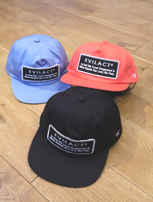 EVILACT 　　「WP TRUCKER CAP」　5パネル ワッペントラッカーキャップ